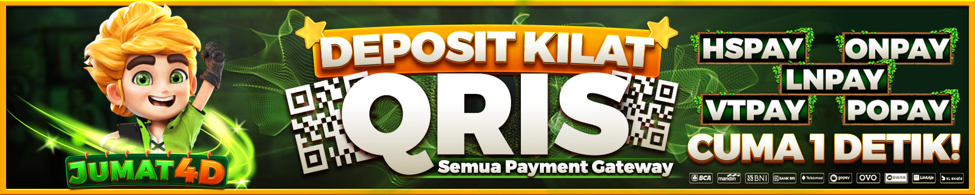 JUMAT4D Slideshow QRIS